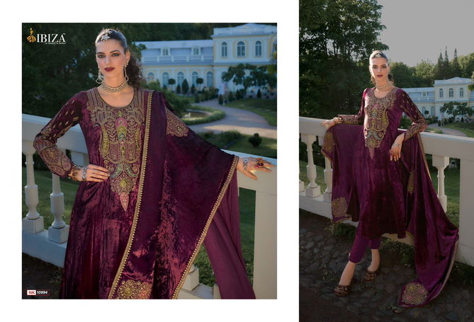 Nazakat 10994 Series By Ibiza Designer Velvet Salwar Kameez Wholesalers In Delhi
